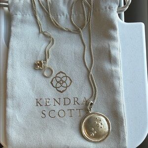 Kendra Scott Gold Leo Zodiac Necklace